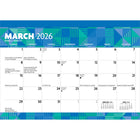 Plato Large Print 2026 Calendar Desk Pad - 15.5" x 11"-Striking Imagery - 12 monthly sheets each featuring beautiful photographs or original designs