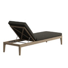 Modway Northlake Outdoor Teak Chaise Lounge - Flint Grey-7