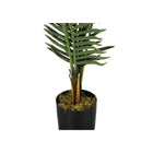 Monarch Specialties 47" Artificial Indoor Palm Tree - Floor - Black Pot-No assembly required: product dimensions: 29.5 in. L x 31.5 in. W x 47.25 in. H