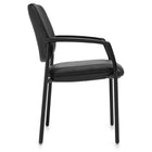 Offices to Go - Sparrow Guest Chair - Black-Black nylon frame features a unique back grid