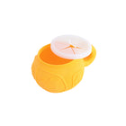Marcus & Marcus Snack Bowl With Handle - Food Grade Silicone Rubber - Snap-on Lid - Lola The Giraffe - 3 Pack-BPA Free