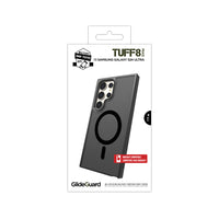 TUFF8 GlideGuard Rugged Case - Samsung Galaxy S24 Ultra - Smoke Black-Shockproof Layer: The air tight shockproof layer adds extra protection from accidental drops. Tested to MIL-STD to 8FT