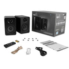 Kanto YU4 Powered Bookshelf Speakers with Bluetooth and Phono Preamp, Matte Black - 2 Pack-4” Kevlar drivers and 1” silk dome tweeters deliver crisp highs and wonderfully balanced mid-range
