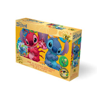 Disney 3D/2D Disney Stitch Puzzle - 63 Pieces-63-piece lenticular 3D puzzle