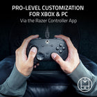 Razer Wolverine V3 TE Tournament Controller for XBox and PC - White-Pc tournament mode: 1000hz polling rate for competitive play on pc. when playing wired on pc, a special tournament mode enabling 1000hz polling rate can be switched on using the companion app or via a controller shortcut: