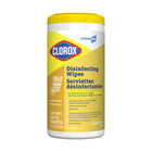 Clorox Commercial Solutions Disinfecting and Cleaning Wipes - Lemon Scent - 75 Pack-Disinfecting Wipes: Thick Textured Wipe Makes Cleaning And Disinfecting Quick And Easy