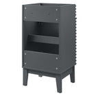 Modway Render 18" Bathroom Vanity Cabinet - Grey-Fixtures Not Included