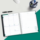 Blueline 2026 Timanager 13-Month 5-Day Weekly/Monthly Planner - 11" x 8-1/2" - Black - English-Extra bonus pages include: dedicated notes and contacts section