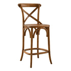 Modway Gear Counter Stool - Walnut-Modern Farmhouse Counter Stool