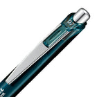 Pentel EnerGel Dark Colours Retractable Gel Roller - 0.7mm - Metal Tip - Indigo-Black Ink - 10 Pack-Rubber grip for writing comfort and control