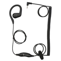 Cobra GMRS FRS 2.5mm C-Style In-Ear Headset-Secure and comfortable around-the-ear fit