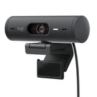 Logitech Brio 500 Full HD Webcam with Auto Light Correction - Auto-Framing - Graphite-Advanced Image Quality: Full HD 1080p webcam resolution provides outstanding image quality so everyone can see you clearly during meetings