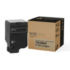 Ecotone Lexmark 71C10K0 Reman Toner Cartridge - High Yield - Black-High-yield design helps reduce cartridge replacements and printing costs