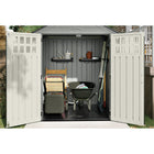 Suncast 2' Resin Storage Shelf - 2 Pack-Tilt back design keeps tools in place.