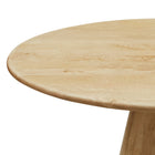 Modway Sabelle 47" Round Wood Dining Table - Natural-Minor Assembly Required