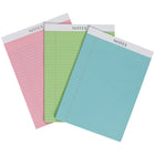 Staples Fashion Wide Ruled Writing Pad - Assorted Colours-Wide - ruled