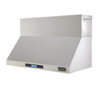 KUCHT KRH4821A 48" 1200 CFM Wall Mounted Range Hood - Stainless Steel-Equipped with two 1.5-Watt LED lights, this seamless design professional range hood will give you better visibility while cooking and enhance the look of your pro Kucht range
