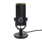 JBL Quantum Stream Studio-Four selectable voice pick-up patterns - A single button on the microphone’s front quickly changes between four voice-pickup patterns: cardioid for when you’re recording or streaming by yourself, bi-directional if you’re interviewing someone on the opposite side of the mic, stereo if you and your co-host are sitting on the same side of the mic or you’re recording a musical instrument, and omnidirectional for any stream or podcast where more than two people are talking