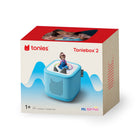 Tonies Ms. Rachel Toniebox 2 Starter Set - Sky Blue-With two ways to play: kids can dive into favorite tales and tunes with an ever-growing crew of Tonie characters, or add Tonieplay to unlock screen-free games and more