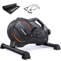 Yosuda Under Desk Exercise Bike-16 levels of resistance for all fitness levels