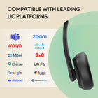 Yealink UH34 Mono UC Headset- For Phone & Computer - UC Certified - Black- Noise-cancelling microphone and passive noise cancellation