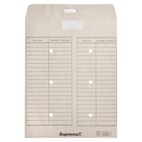 SupremeX Inter-Tac Reusable Inter-Departmental Envelopes - 32lb. - 10" x 13" - Natural - 100 Pack-Inter-Departmental Envelopes
