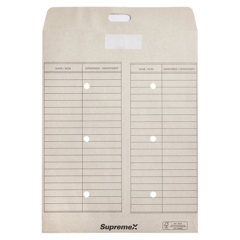 BSN42255 : Business Source Business Source 2-Sided Inter-Department Envelopes - Inter-Department...