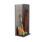 Suncast Vertical Shed - Stoney-All weather construction provides water resistance and UV protection.