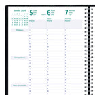 Blueline 2026 Planifi-Action 13-Month 7-Day Weekly/Monthly Planner - 11" x 8-1/2" - Black - French-Tear-off corners