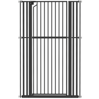 PawHut 63" Extra Tall Pet Gate - 30-41" W Adjustable Baby Gate-63-inch extra tall design prevents pets from jumping over easily
