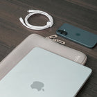 LOGiiX Vibrance Neo Sleeve Bundle with USB-C to USB-C Cable - Silver-4