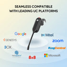 Yealink WH63 E2 UC Wireless Headset- For Phone & Computer - UC Certified - Black-Connectivity: USB connectivity to PC and IP phone