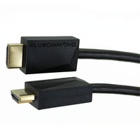 BlueDiamond Plenum 4K UHD HDMI Cable with Ethernet - 50ft-CL3 Plenum rated which means they are coated with a special material that releases less toxic gas if the cable were to catch fire. 
