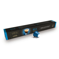 Caffitaly Deca Nespresso Compatible Capsules - 60 Pack-Decaffeinated espresso with a full-bodied and velvety taste which retains the intense flavor of the coffee