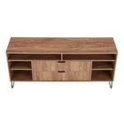 Manhattan Comfort DUMBO 62.99" Modern TV Stand - Golden Brown-30 Day Limited Manufacturer's Warranty