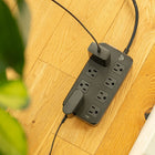 BlueDiamond WeatherGuard 10' 8-Outlet Surge Protector -Overall Dimensions: 7.8" L x 4.05" W x 1.2" H
