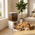 PawHut Automatic 8L Cat Feeder with Camera - 2.4G WiFi - Smart App Control-2.4G WiFi connection enables remote meal scheduling and instant low battery alerts
