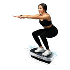 Relaxus Vibration Plate-Smart Controls: Easily adjust your time (10-20 min) and speed via the intuitive LCD touch panel or the included handheld remote