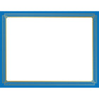 Geographics Elegant Blue Heavyweight Certificate - Gold Foil - 8.5" x 11" - 15 Pack-Inkjet and laser printer compatible Certificates