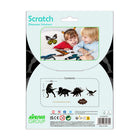 Avenir Nature Creations Dino Scratch Stickers-Perfect for party favours, travel entertainment, or surprise gifts