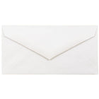 JAM Paper Monarch Envelopes, 3.88 x 7.5, Strathmore Bright White Wove with V-Flap 1000 Pack (195201B)-Bright white