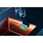 Happy Sinks Stainless Steel Sponge Holder - Silver-Material: Stainless steel, magnets