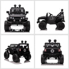 Aosom 12V Kids Ride-On Off-Road Toy Truck - Black-45 minutes of continuous play once fully charged, depending on speed and use 