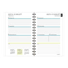 Staples 2026-2027 Dogs Weekly/Monthly Academic Planner - 8-1/2" H x 5-1/2" W - Multicolour - Bilingual-Dog design carries throughout calendar