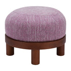 Zuo Gome Ottoman Wisteria - Purple-Dimensions: 22.4" L x 22.4" W x 17.5" H