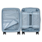 Travelite Epicure 19" Hardside Carry-on Spinner Luggage - Niagara Mist-More stability with the eight 360-degree spinner wheels of 2.25" diameter