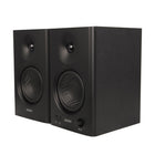 Edifier MR4 True Sound Monitoring with Multiple Connection Input - Black-Equipped with two knobs to adjust high- and low-frequency controls separately, and a convenient front-panel knob to set volume and sound modes