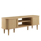 Modway Contour 55" TV Stand - Oak-Mid-Century Modern TV Stand