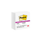 Post-it Super Sticky Notes - 3" x 3" - White - 350 sheets - 5 Pack-Post-it Super Sticky Notes stick and re-stick so your thoughts get noticed.
