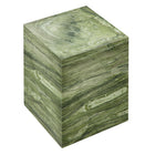 Modway Jordana Square Plinth Indoor/Outdoor Patio Concrete Side Table - Green Marble-7